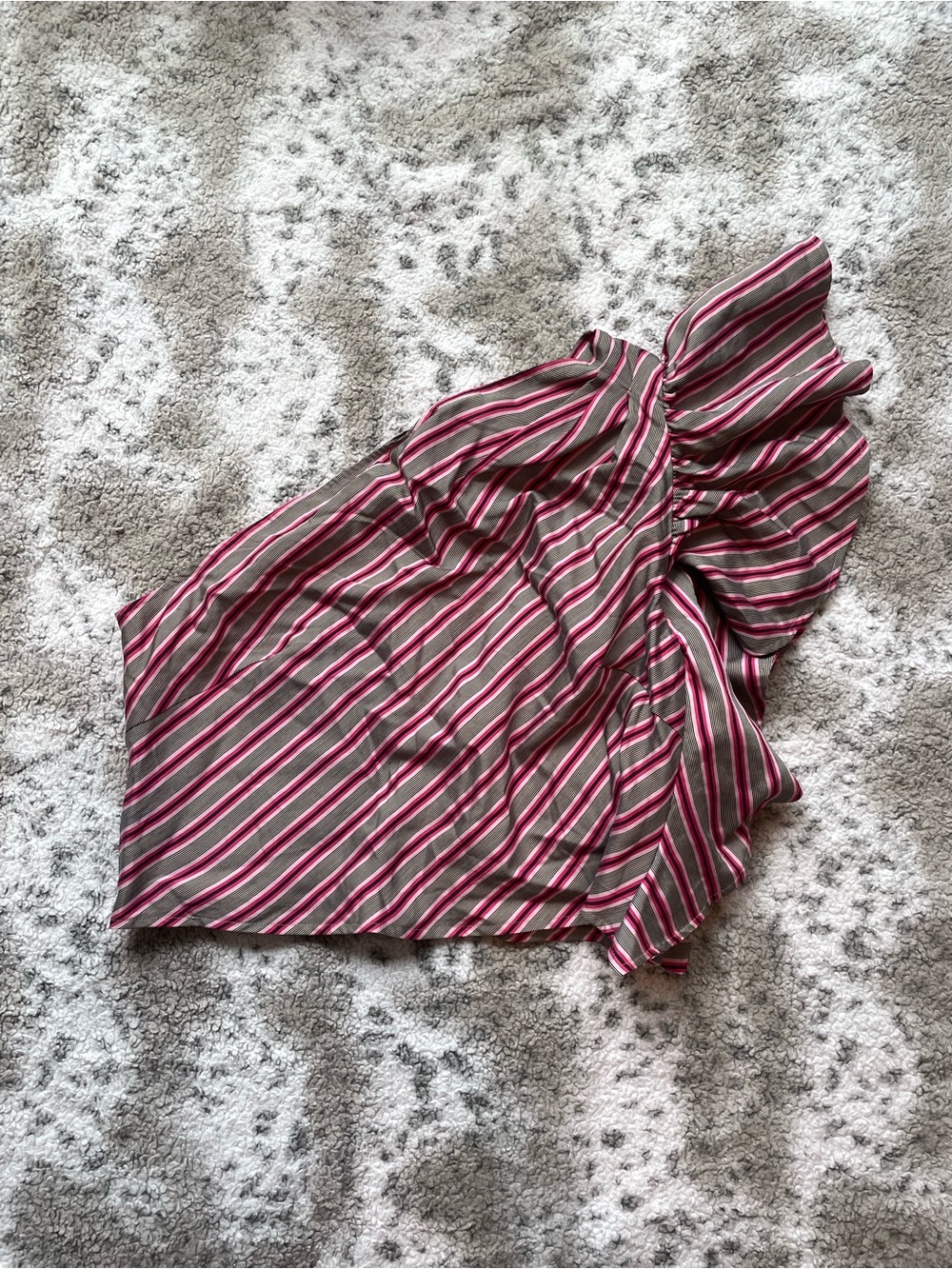 Maeve One-Shoulder Ruffle Blouse - Picture 4 of 6